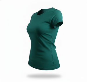 Camiseta de Fibra de Bambú para Mujer, Corte Ajustado, Etiqueta Privada Personalizada para Colecciones de Ropa Casual - Product Image 6