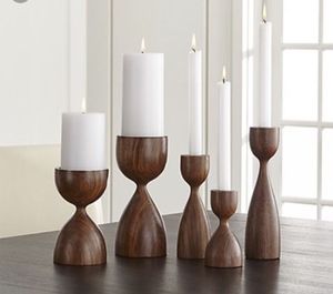 Handcrafted Art Deco Resin Candlestick Holder Round Shape Diwali <b>Tabletop</b> Home Decor Display - Product Image 4