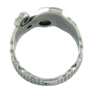 ¡Gran impresión! Anillo de plata esterlina 925 con piedras preciosas de perlas, joyería de plata al por mayor de La India, joyería de plata hecha a mano India - Product Image 4