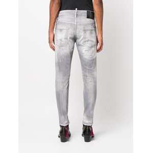 Nouveau Jean Slim Respirant à Boutons pour Homme – Style Déchiré Tendance Printemps-Été – Pantalon en Denim Décontracté de Haute Qualité à Prix Abordable - Product Image 3