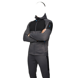 ชุดวอร์มผู้ชายแบบมีฮู้ด คุณภาพสูง สกรีนโลโก้ได้ตามต้องการ สำหรับเล่นกีฬา วิ่งออกกำลังกาย ฝึกซ้อม หรือใส่เป็นทีม ผลิตจากผ้าฝ้าย 100% - Product Image 2