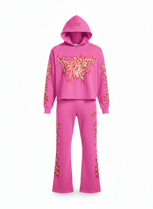 Chándal con Capucha para Mujer con Cordón Ajustable, Logotipo Personalizado, Talla Europea, 100% Poliéster - Product Image 2