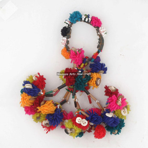 Pulsera de Brazo y Tobillera Tribal Banjara Auténtica Vintage, Borla Kandiya, Pulseras Gitanas Antiguas para Danza del Vientre, Auténticas Pulseras Tribales Banjara - Product Image 6