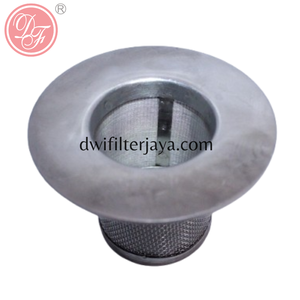 Filtre à panier en acier inoxydable durable à trous ronds, maille tissée, en vente - Product Image 3
