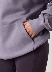 Custom Logo Active <b>Workout</b> Fleece Pullover Sweatshirts Cotton Heavyweight Oversized Cotton <b>Hoodie</b> for Women - Product Image 4