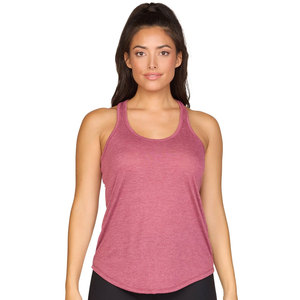 Débardeur dos nageur non tissé pour femme, col rond, uni, coupe droite, décontracté, à manches courtes, respirant, séchage rapide, idéal pour l'été - Product Image 5