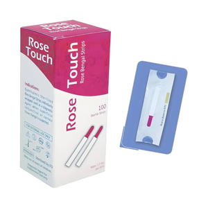 Tiras de Prueba Rose Bengal Profesionales de Rose Touch para la Detección de Enfermedades de la Superficie Ocular y Uso Clínico - Product Image 1
