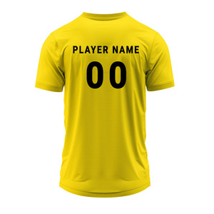 Maillot de football personnalisé à col en V avec impression demi-ton pour écoles, universités et clubs sportifs – Disponible à la vente en gros - Product Image 3