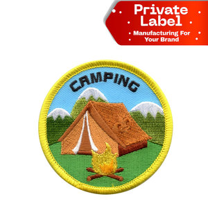 Écussons brodés en fil métallique en gros, badges uniformes de luxe, écussons brodés personnalisés directement de l'usine avec support thermocollant - Product Image 1