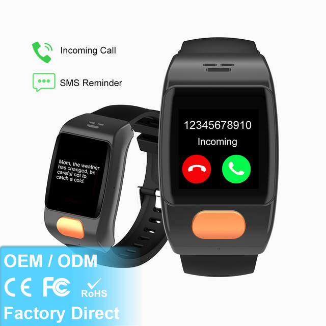L20Pro GPS & Beidou Navigation Tracker Elderly Smart Watch Fall Detection Watch Medical Alert SOS Watch 4G Senior Watch