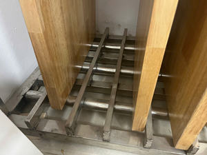 Planche de travail de cuisine en bois de caoutchouc massif durable, planche à découper sur mesure, plateau de table - Product Image 3