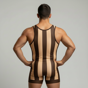 Vente en gros de maillots de lutte personnalisés pour hommes, confortables, extensibles, légers, respirants, en polyester durable, séchage rapide - Product Image 5