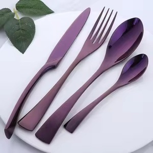 Classic Metal <b>Spoon</b> <b>And</b> <b>Fork</b> <b>Set</b> Cutlery <b>Set</b> Premium Stainless Flatware Collection For Banquet Catering Service - Product Image 2