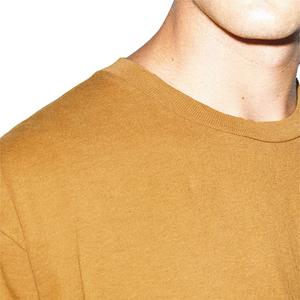 T-shirt pour homme en coton 100% à col rond corail, logo sur le devant, manches courtes, coupe décontractée, doux et confortable, idéal pour tous les jours - Product Image 6