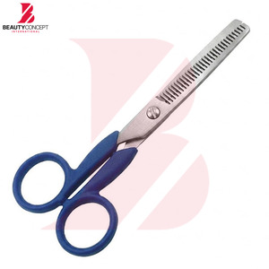 Ciseaux à effiler classiques bleus avec manche en plastique, meilleur produit, ciseaux à cheveux professionnels en gros pour usage domestique et en salon - Product Image 3