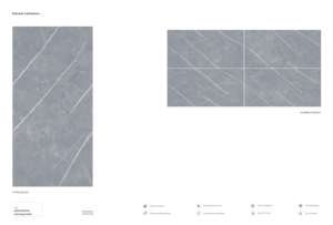 Carreaux de porcelaine modernes de qualité supérieure, taille 600x1200, grand format, carreaux de sol et de mur de luxe pour un intérieur élégant - Product Image 3