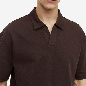 Camiseta Polo de Corte Regular para Hombre, Algodón Piqué, Transpirable, Cómoda, Manga Corta, Informal, para Uso Diario - Product Image 4