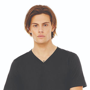 เสื้อยืดคอกลม OEM สีเทาเข้ม รุ่น Essential สำหรับทุกเพศ - ผ้าฝ้าย Airlume 100%, น้ำหนัก 4.2 ออนซ์, 32 เส้นด้ายเดี่ยว - Product Image 4