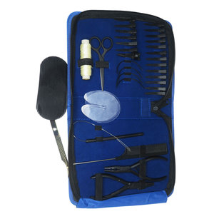 Kit de Herramientas para Extensiones de Cabello de Acero Inoxidable Atado a Mano con Aguja y Alicates, Kit Profesional para Extensiones de Cabello y Abalorios - Product Image 3