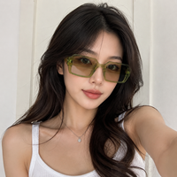 Lunettes de soleil carrées de haute qualité, vente chaude, mode, logo métallique 3D personnalisé, lunettes de soleil polarisées épaisses en acétate, unisexe