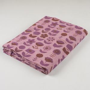 Camisa de Traje con Estampado Floral Sanganeri Jaipuri 100% Algodón Orgánico, Estampado a Mano con Bloques, Ligera, para Decoración del Hogar - Product Image 1