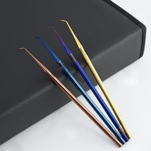 Herramienta Separadora de Pestañas Personalizada, Aislador de Pestañas de Doble Punta para Extensiones, Acero Inoxidable Brillante de Calidad Profesional - Product Image 1