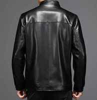 Veste en cuir de chèvre marron et noir de qualité supérieure, personnalisée, à la mode, en cuir véritable pour homme, nouveau design, prix très raisonnable