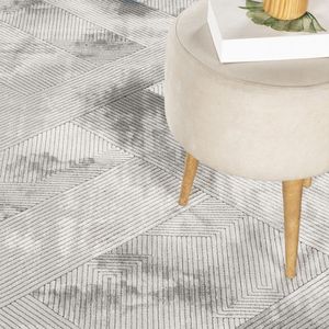 Geometrix GC_DIM1012 Tappeto grigio 5 piedi 3 pollici X 7 piedi 3 pollici Set - Product Image 3