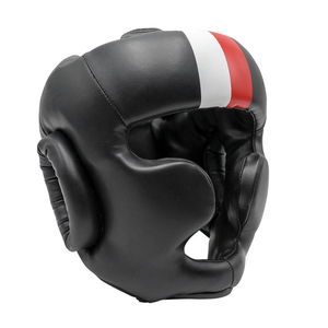 Casque de boxe en cuir de qualité supérieure, grand modèle, personnalisé, rembourré et respirant, nouvelle arrivée - Product Image 1