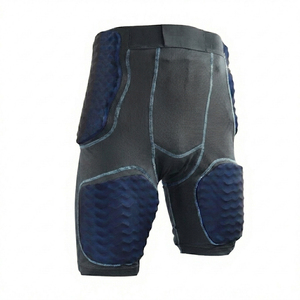 Pantalones de Protección para Fútbol Americano para Hombre, Pantalones Cortos con Almohadillas Integradas, Cordón Ajustable, Equipo de Entrenamiento - Product Image 1