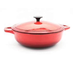 Marmite à soupe en acier inoxydable 410/430 avec couvercle, pour usage quotidien en cuisine, construction durable, légère, compatible lave-vaisselle, compatible gaz et induction - Product Image 3