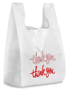 100% Degradable HDPE plastic t shirt bag Cheap price vescarrier bags made in Viet nam - Product Image 3
