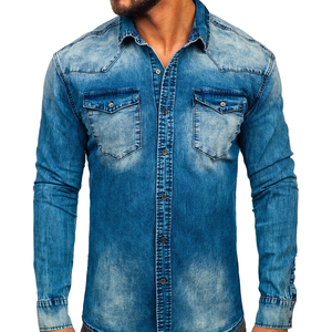 Camisas de Franela para Hombre con Diseño Transpirable y Botones Personalizados, Camisa de Manga Larga de Alta Calidad de Poliéster/Algodón de Secado Rápido - Product Image 5