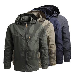 Veste softshell coupe-vent camouflage pour homme, manches longues, vêtements de chasse en plein air, manteau d'hiver - Product Image 4