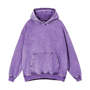 Hoodies surdimensionnés pour femmes, grande taille, respirants, de qualité supérieure, ajustables, effet délavé, avec logo personnalisé imprimé sur le devant - Product Image 3
