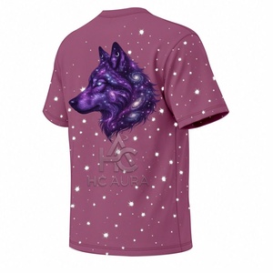 เสื้อยืดใหม่มาแรง พิมพ์ลายกาแล็กซี่สุดเท่ พรีเมียม สำหรับผู้ชาย ทรงโอเวอร์ไซส์ ลายกราฟิกคอสมิก แขนสั้น สไตล์สตรีทแวร์ - Product Image 4