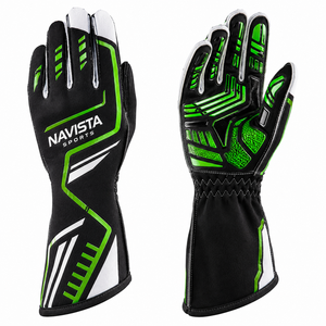 Gants de course de karting pour simulateur de conduite, design personnalisé, protection UV en polyester et nylon pour l'extérieur, vente en gros, OEM sur mesure, offre spéciale - Product Image 2