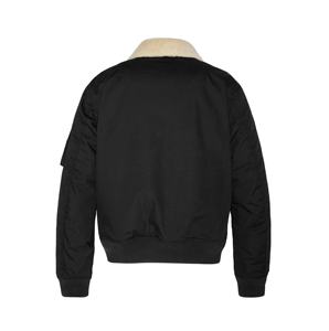 เสื้อแจ็กเก็ตบอมเบอร์แจ็คเก็ตบอมเบอร์มีซิปหนาสำหรับใส่เล่นเบสบอลปักโลโก้ได้ตามต้องการ - Product Image 2