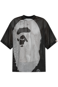 Camiseta Unisex Oversize de Malla, Manga Corta, Cuello Redondo, Transpirable, Ecológica, 100% Algodón, Estilo Urbano, Estampado de Personajes, Tejido de Punto - Product Image 2