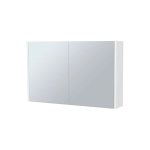 Armadietto bianco a 2 ante per medicinali con specchi inclusi per mensole da bagno - Product Image 3