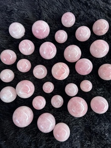 High Quality Natural Rose Quartz <b>Small</b> Sphere Ball Healing Crystal for Meditation Raisagate Brand Gujarat Origin Love Theme - Product Image 2