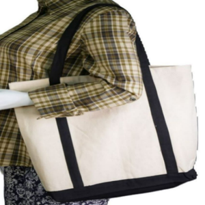 Sac en toile carré portable personnalisable avec fermeture éclair, en tissu 100 % coton écologique, anti-poussière, réutilisable, pour usage quotidien et cadeaux - Product Image 2