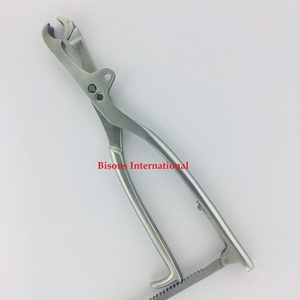 Pinzas de sujeción de huesos Lambotte de acero inoxidable al por mayor de Bisons con bloqueo de trinquete, juego de instrumentos quirúrgicos manuales - Product Image 3