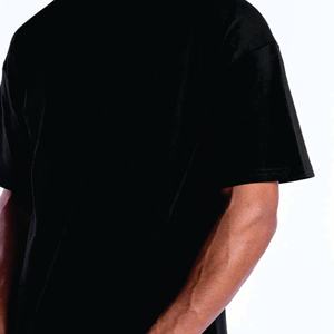 T-shirt oversize pour homme, 100% coton, manches courtes, vêtements de sport, vêtements de gym, respirant, écologique - Product Image 4