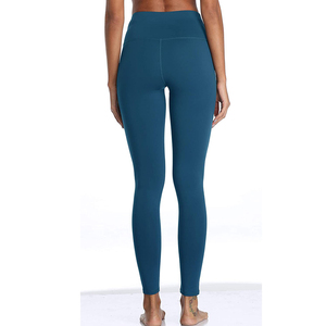 Leggings décontractés pour femme, 92% Polyester 8% Spandex, double face brossée, effet soie de lait, respirants, à coutures, taille mi-haute, imprimé 3D, motif Black Weeds - Product Image 1