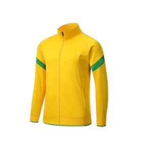 Wholesale High Quality 2026 New Thailand Quality Wholesale Brazil Soccer Tracksuit <b>Men</b> Yellow Soccer <b>Jacket</b> <b>Track</b> Suit - Product Image 1