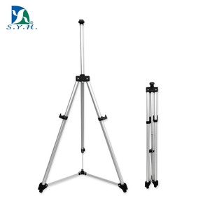 Chevalet trépied portable en aluminium avec grand angle d'ouverture pour tableau blanc extérieur, publicité, peinture, croquis - Product Image 2