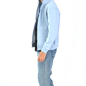 Sweat à capuche pour homme en molleton de coton français de haute qualité, épais, à épaules tombantes, écologique, séchage rapide, surdimensionné, personnalisable OEM FINA - Product Image 4