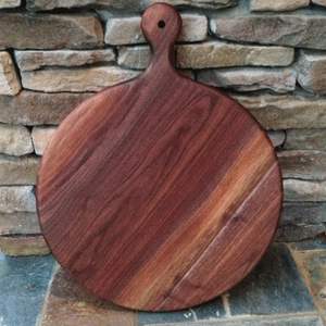 Planche à découper en bois naturel pour la préparation des aliments en cuisine, surface de découpe épaisse et durable en bois dur pour la cuisine quotidienne - Product Image 1