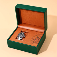 Boîte d'emballage de luxe personnalisée pour montre, boîte cadeau en papier haut de gamme à double porte avec fermeture magnétique pour l'affichage de montres et de parfums